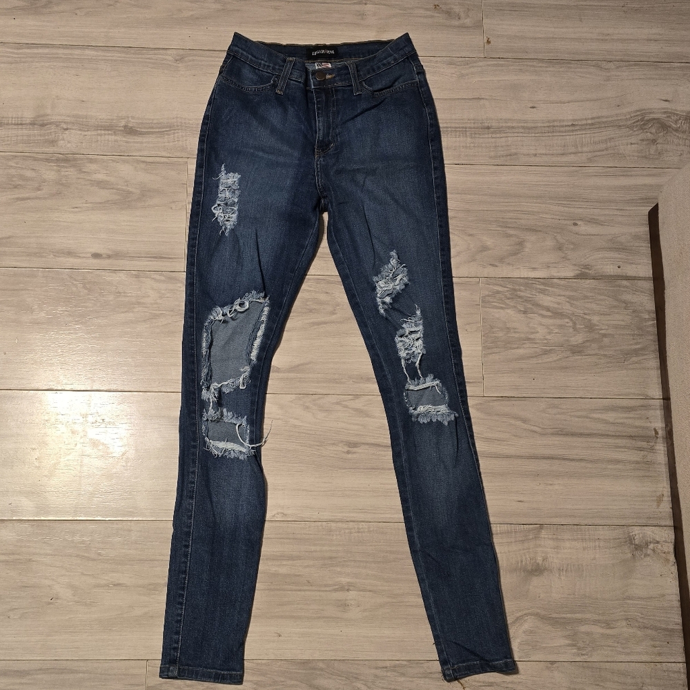 Fashion Nova Distressed Jeans
